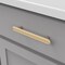 Hickory Hardware Maven Collection Pull 5-1/16 Inch 128mm Center to Center Brushed Golden Brass Finish H078780BGB - alternate 7